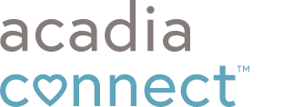 Acadia Connect™ logo links to healthcare provider homepage